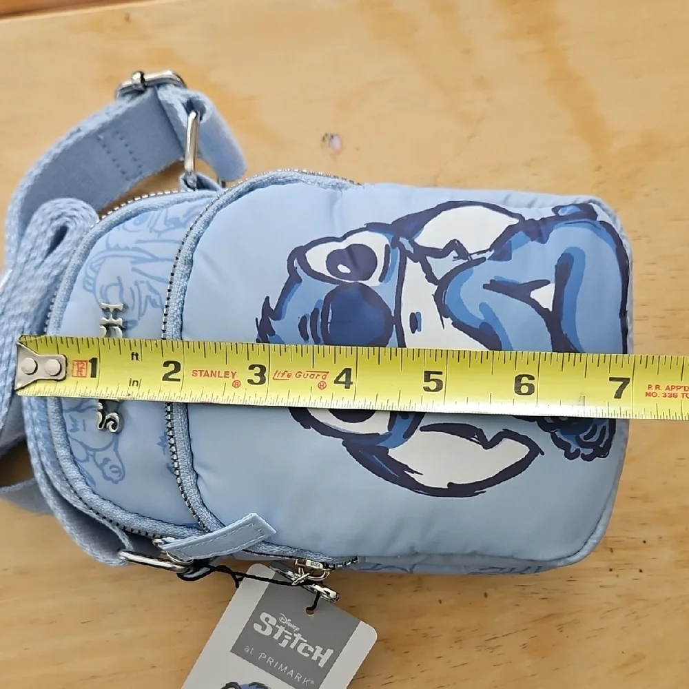 Primark at Disney Stitch Character Crossbody Bag - Light Blue - Picture 12 of 15